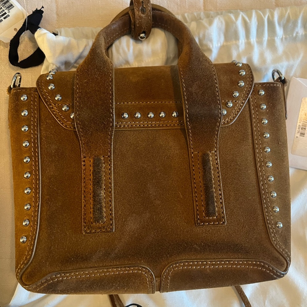 Phillip Lim $1250 studded suede mini pashli crossbody bag - Picture 3 of 14